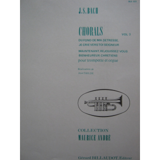 Bach Chorals Vol 3 Trompete Orgel GB3183