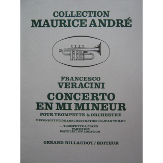 Veracini Concerto en Re Mineur Trompete Klavier GB1463