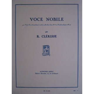 Clerisse Voce Nobile Tuba oder Bassposaune Klavier AL21231