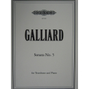 Galliard Sonata No 5 Posaune Klavier H752E