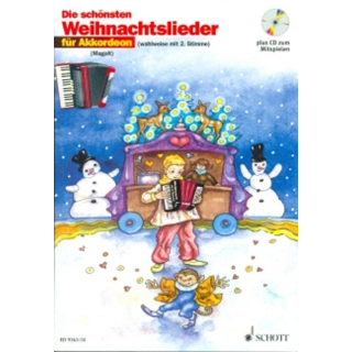 Magolt Die sch&ouml;nsten Weihnachtslieder Akkordeon CD ED9363-50