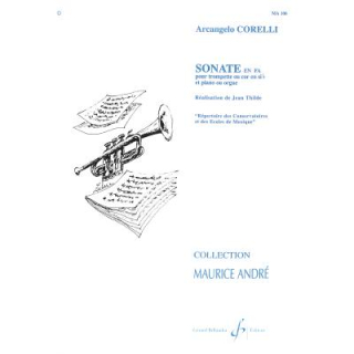 Corelli Sonate en Fa Trompete Orgel GB1638