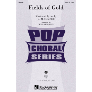 Sting Fields of Gold SATB Chor Klavier HL08201581