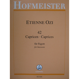Ozi 42 Capricen für Fagott FH3028