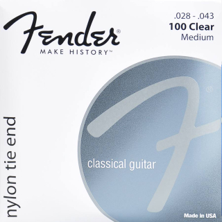 Fender 100 clear Medium Saiten Set