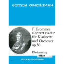 Krommer Konzert Es-Dur op 36 Klarinette Klavier GM217
