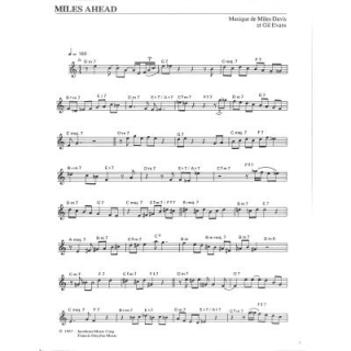 Miles Davis EN CONCERT Trompete SB3037