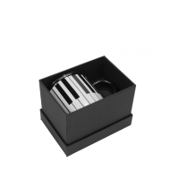 Tasse Tastatur schwarz 350 ML (new bone  gallery