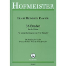 Kayser 36 ETUEDEN OP 20 für Viola FH6047
