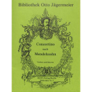 Jaegermeier Concertino nach Mendelssohn Violine Klavier