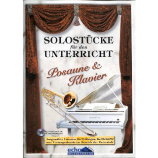 Solostuecke fuer den Unterricht Posaune Klavier CD ECHO-EC1089